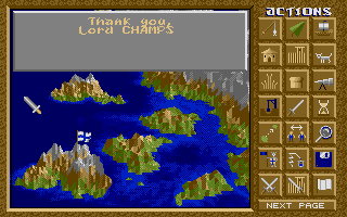 Conquest II - The Viking Hordes atari screenshot