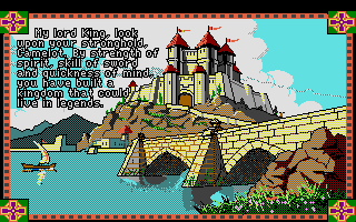 Conquests of Camelot atari screenshot