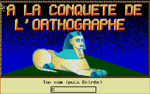 Conquête de L'Ortographe (À la) - CM1 / CM2 atari screenshot