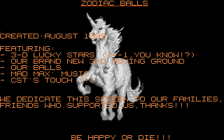 Constellations Demo atari screenshot