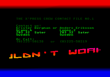 Contact File I — screenshot 1