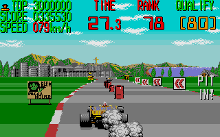 Continental Circus atari screenshot