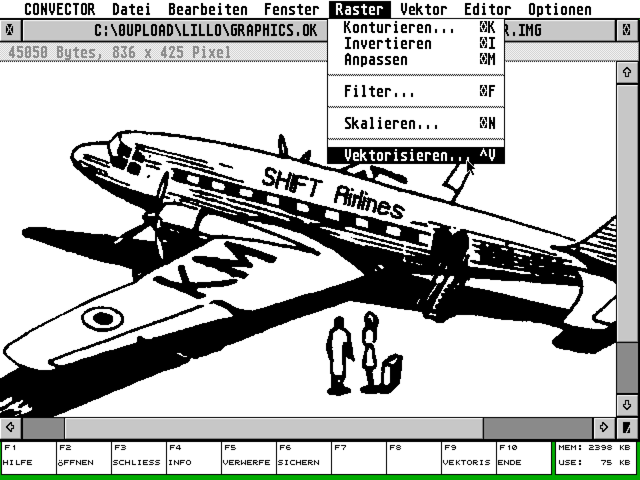 Convector Zwei atari screenshot