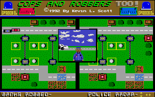 Cops and Robbers Too! atari screenshot