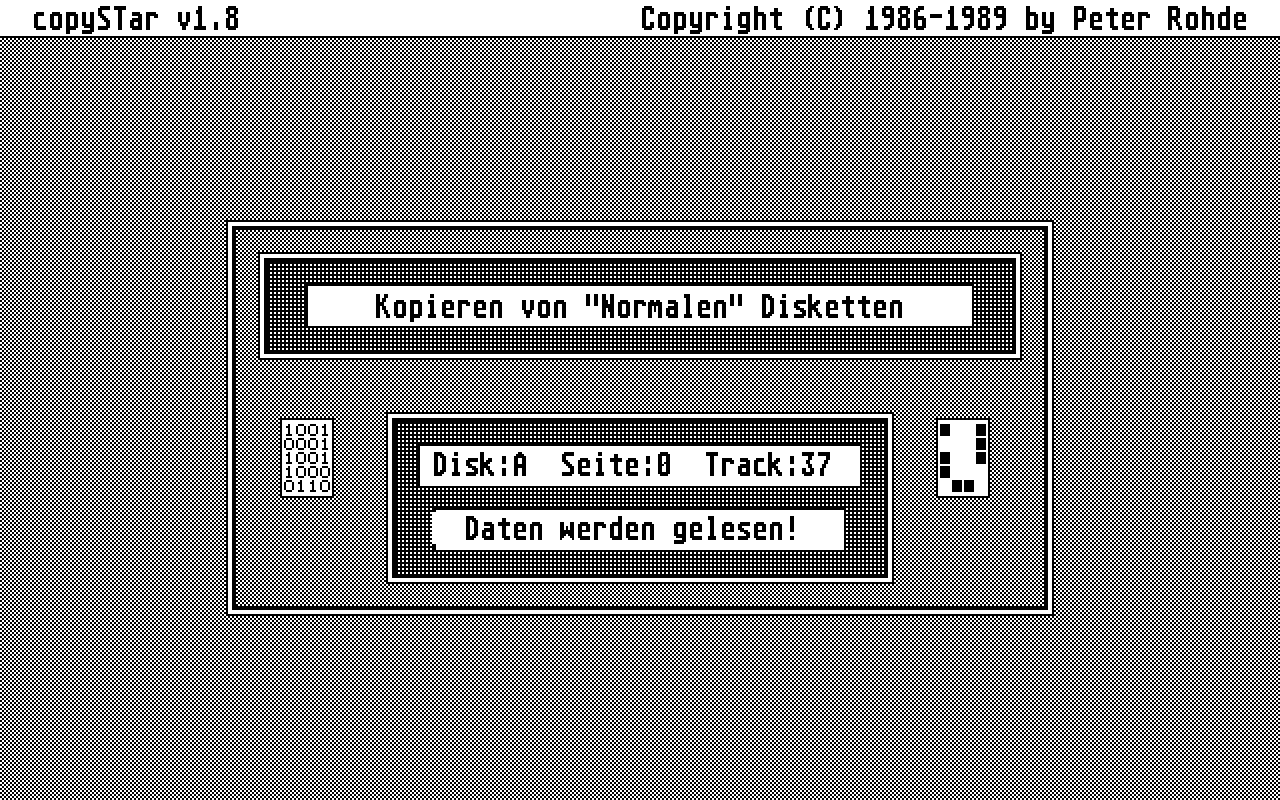 CopySTar atari screenshot
