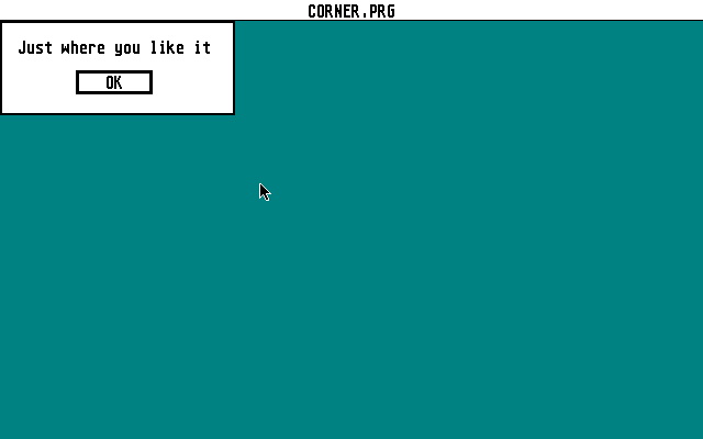 Corner atari screenshot