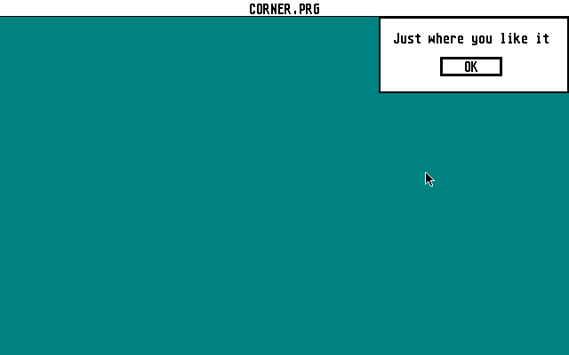 Corner atari screenshot