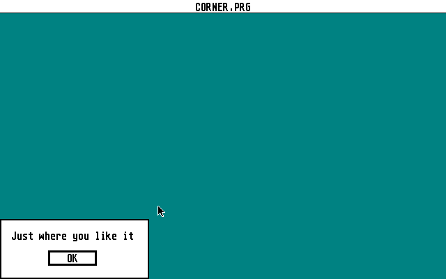 Corner atari screenshot