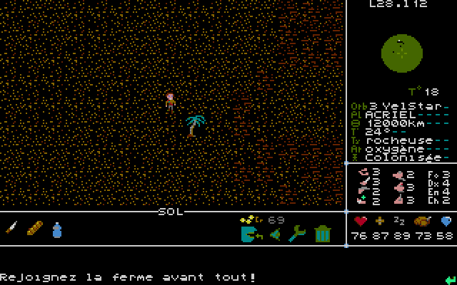 Cosmos Chronicles atari screenshot