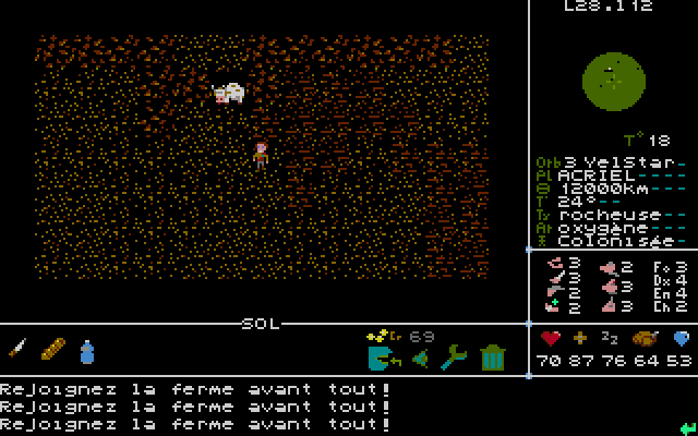 Cosmos Chronicles atari screenshot