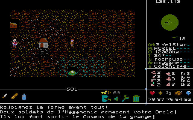 Cosmos Chronicles atari screenshot