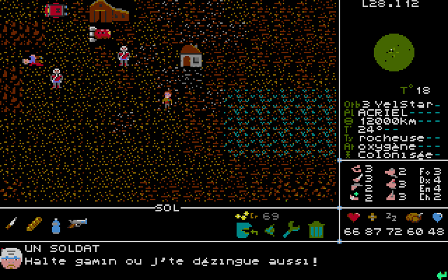 Cosmos Chronicles atari screenshot