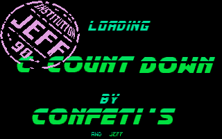Count Down Demo atari screenshot