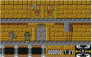 Count Duckula in No Sax Please, we're Egyptian atari screenshot