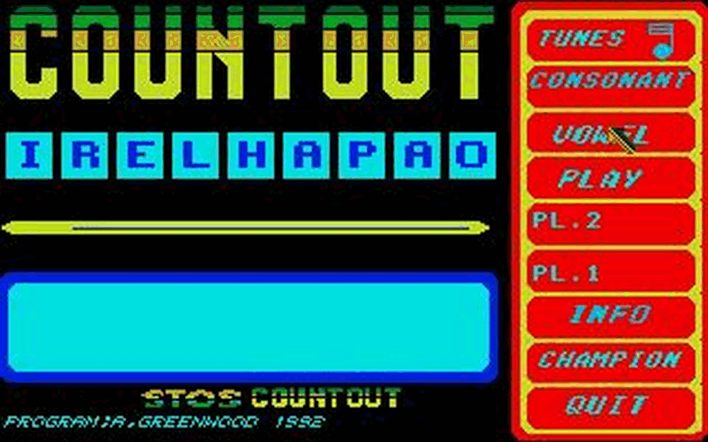 Countout atari screenshot