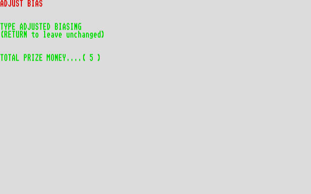 Coursewinner atari screenshot