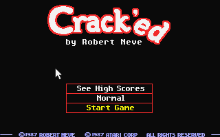 Crack'ed atari screenshot