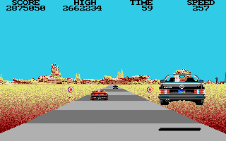 Crazy Cars atari screenshot