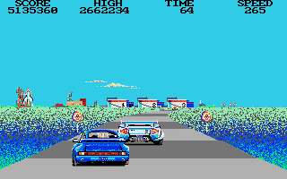 Crazy Cars atari screenshot