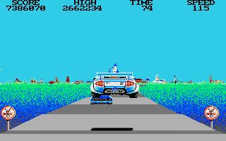 Crazy Cars atari screenshot