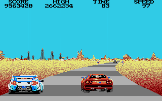 Crazy Cars atari screenshot