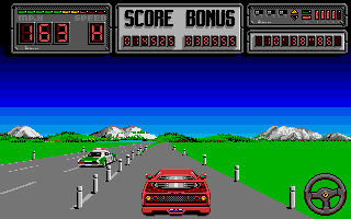 Crazy Cars II atari screenshot