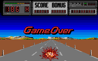 Crazy Cars II atari screenshot