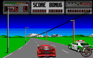 Crazy Cars II atari screenshot