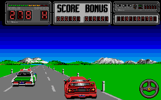 Crazy Cars II atari screenshot
