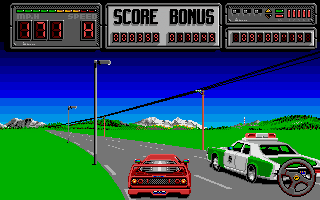 Crazy Cars II atari screenshot