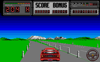 Crazy Cars II atari screenshot