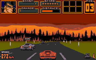Crazy Cars III atari screenshot