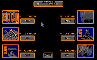 Crazy Cars III atari screenshot
