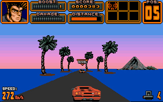 Crazy Cars III atari screenshot