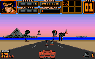 Crazy Cars III atari screenshot