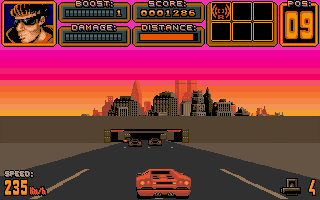 Crazy Cars III atari screenshot