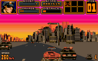 Crazy Cars III atari screenshot