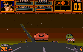 Crazy Cars III atari screenshot