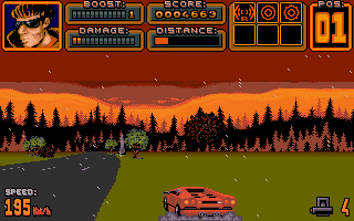 Crazy Cars III atari screenshot