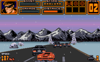 Crazy Cars III atari screenshot