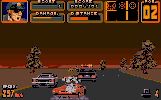 Crazy Cars III atari screenshot