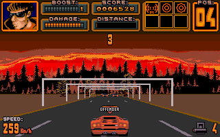 Crazy Cars III atari screenshot