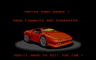 Crazy Cars III atari screenshot
