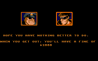 Crazy Cars III atari screenshot