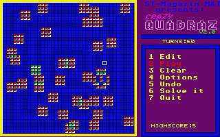 Crazy Quadraz atari screenshot