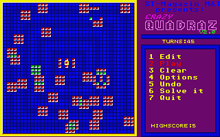 Crazy Quadraz atari screenshot