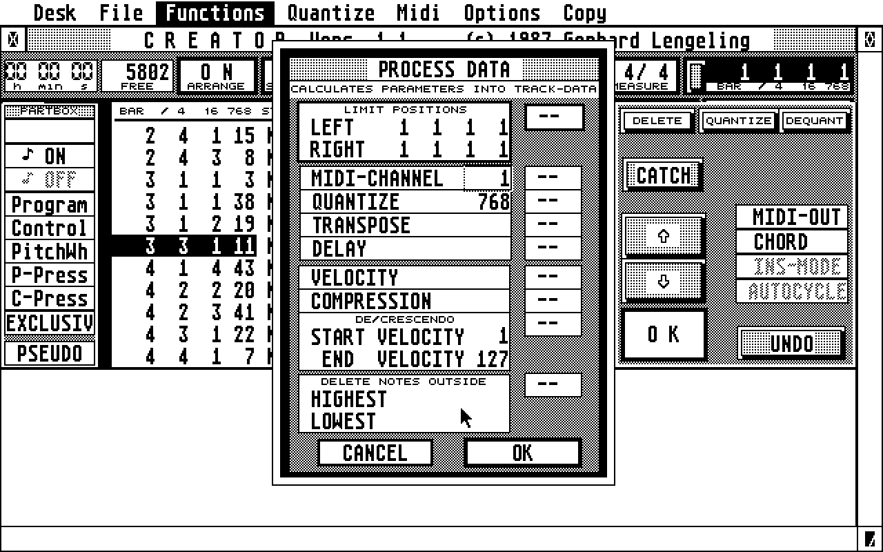 Creator atari screenshot