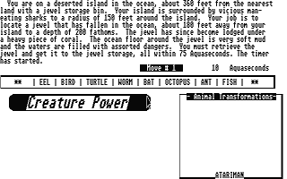 Creature Power Frog Race (The) atari screenshot