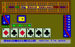 Cribbage atari screenshot
