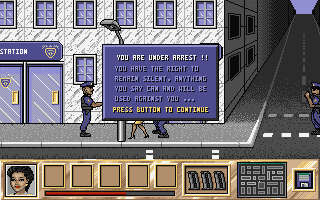 Crime Does Not Pay atari screenshot